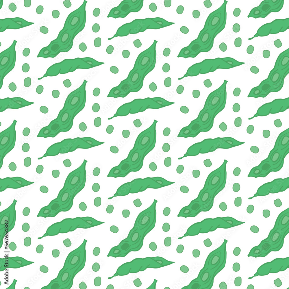 Green peas background in green colors with pods, seamless pattern. Decorative background for wrapping paper, wallpaper, textile, greeting cards and invitations. Green peas background in green colors with pods, seamless pattern. Decorative background for wrapping paper, wallpaper, textile, greeting cards and invitations.