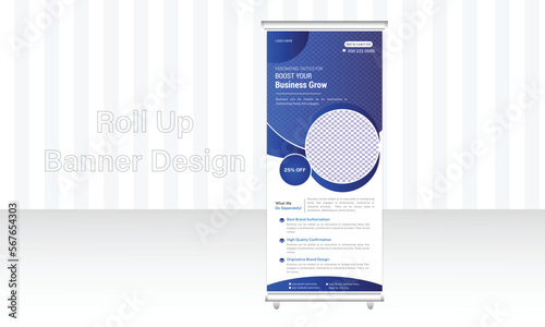 Corporate Roll Up Banner Design Template