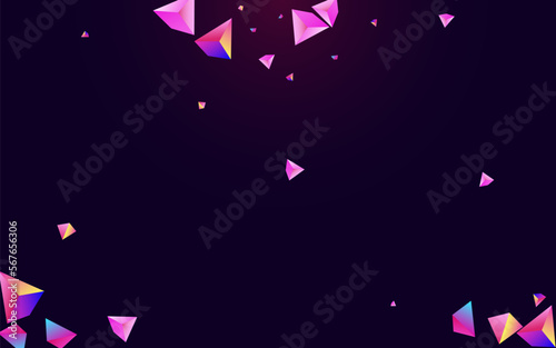 Magical Stone Vector Dark Violet Background.