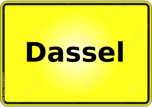 Stadteingangsschild Deutschland Stadt Dassel
