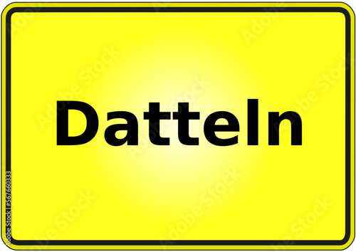 Stadteingangsschild Deutschland Stadt Datteln