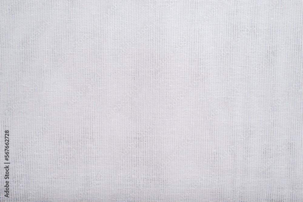 Fototapeta premium White jute fabric texture. Textile texture.