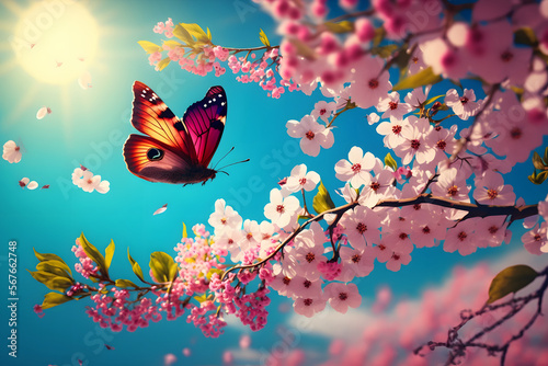 butterflies and flowers © Demencial Studies