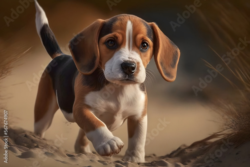 beagle dog portrait © Demencial Studies