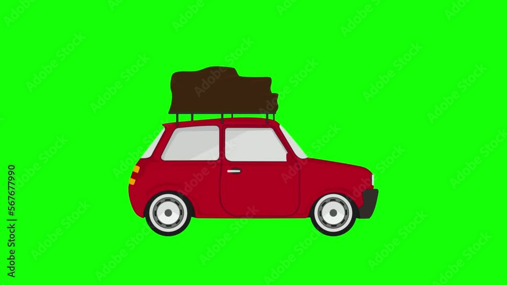 Cartoon flat design animation of a moving car. red car Seamless Loop animation. Transportation concept. 4K,HD,SD resolution. Cartoon flat design animation of a moving car. red car Seamless Loop animation. Transportation concept. 4K,HD,SD resolution.