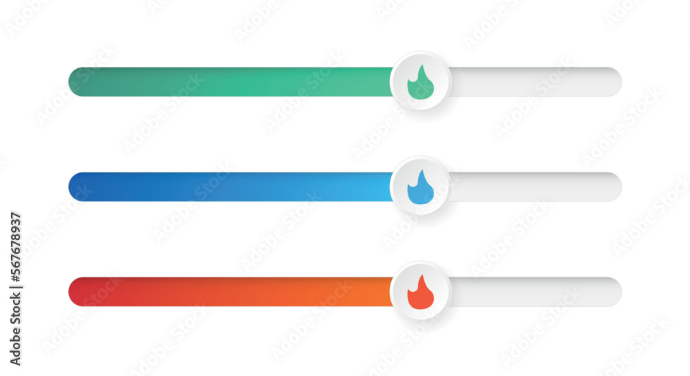 Switch slider icon in flat style. Volume control vector illustration on isolated background. Level button sign business concept. Switch slider icon in flat style. Volume control vector illustration on isolated background. Level button sign business concept.