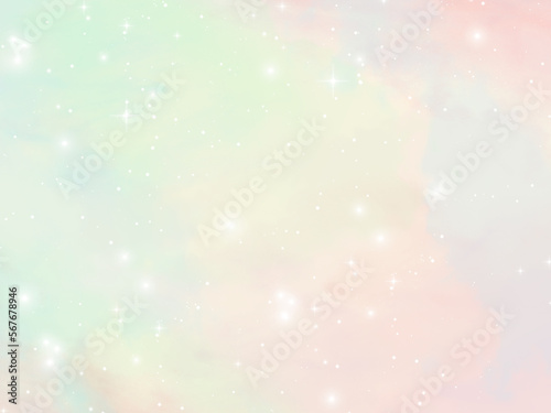キラキラ 輝く ピンク グラデーション 背景素材 水彩