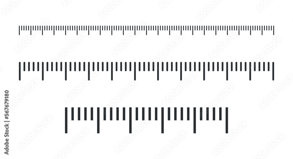 Fotografie Measure instrument icon in flat style