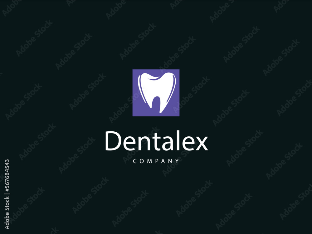 Modern Dental clinic logo for business, creative Dental logo design template
