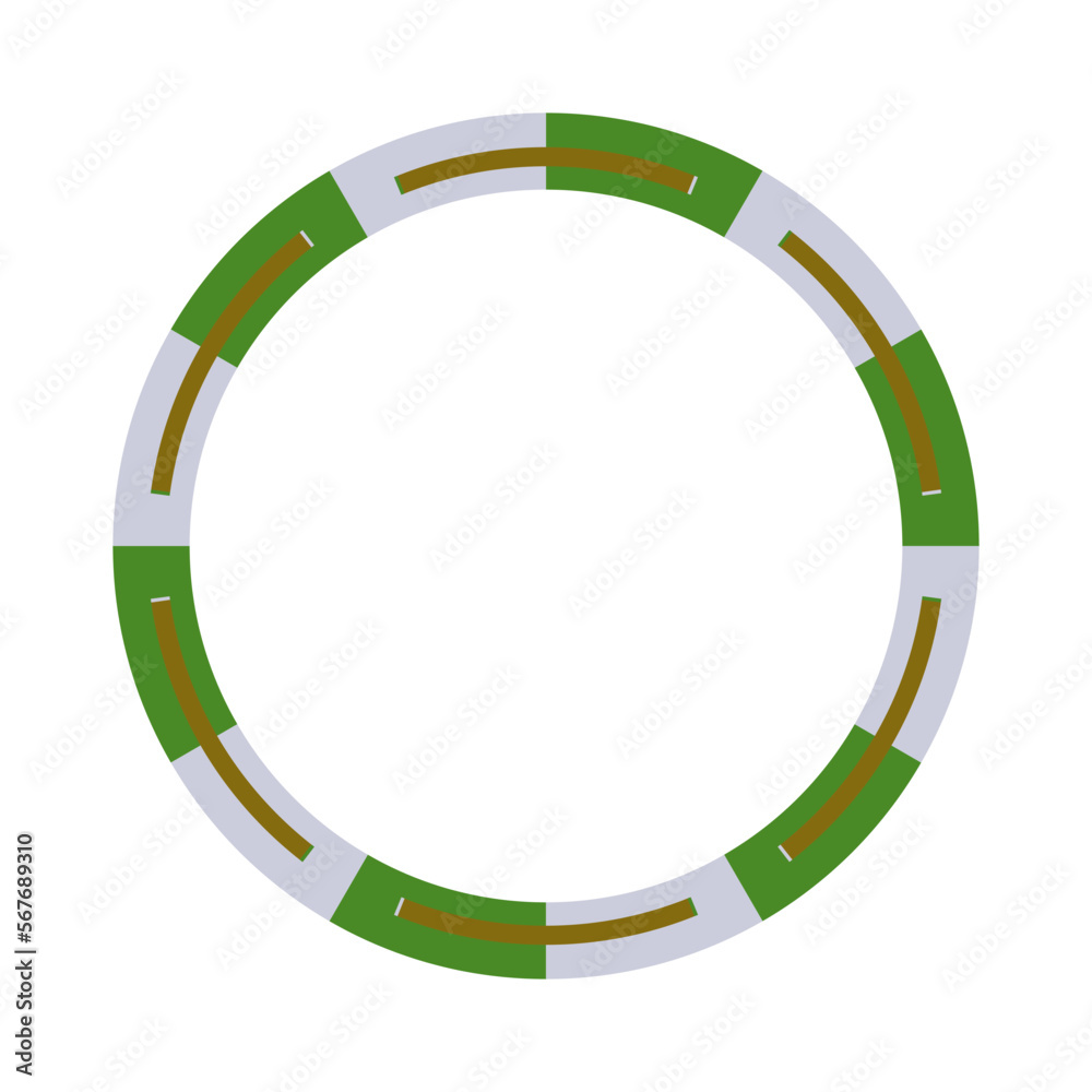 Naklejka premium circular border round tube graphic design vector illustration eps