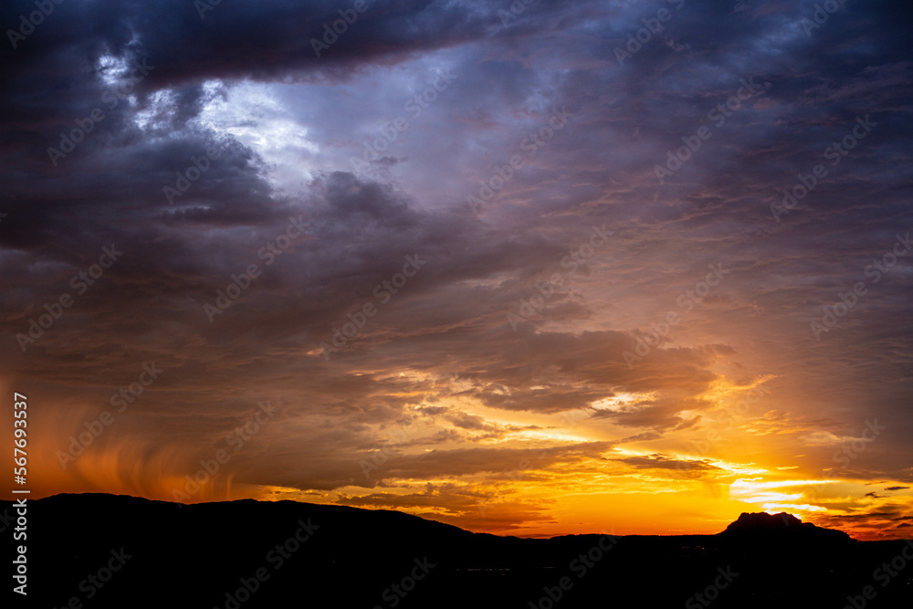 Obraz premium sunset in the clouds