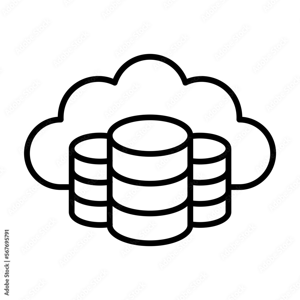 Cloud Storage Icon Cloud Storage Icon