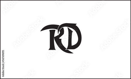 RD, DR , D, R, Abstract Letters Logo Monogram