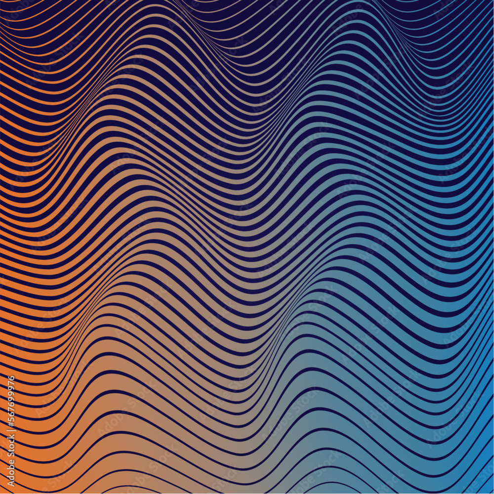 Fototapeta premium wave background illustration gradient design vector