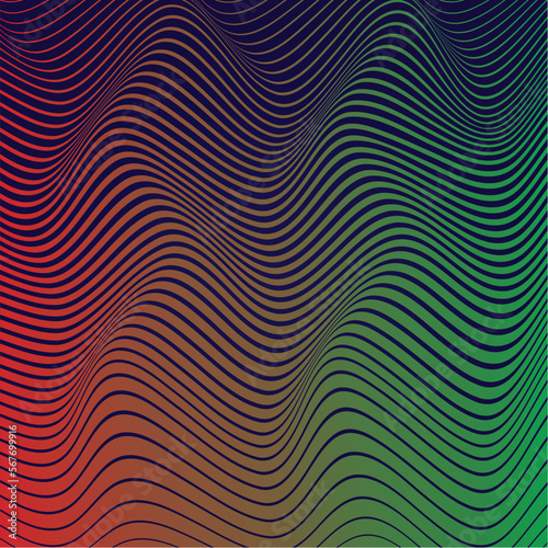 wave background illustration gradient design vector