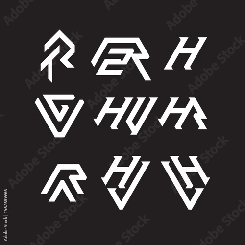 typography letter geometry golden ratio professional logo