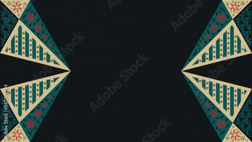 geometric ornamental background (Folk Art) - decorative illustrations, vintage, antique, ancient, old, traditional, culture, wallpaper, desktop, cover, 
