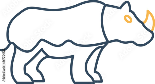 Rhino Vector Icon
