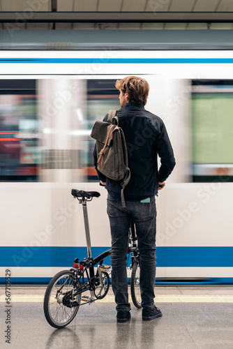 Young Man in Underground
