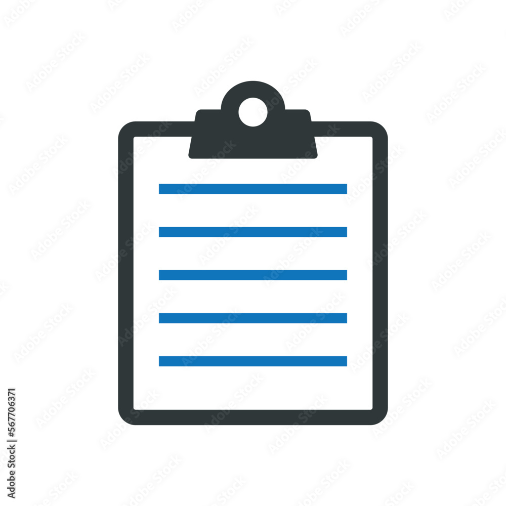 Clipboard file icon vector graphic illustration Clipboard file icon vector graphic illustration