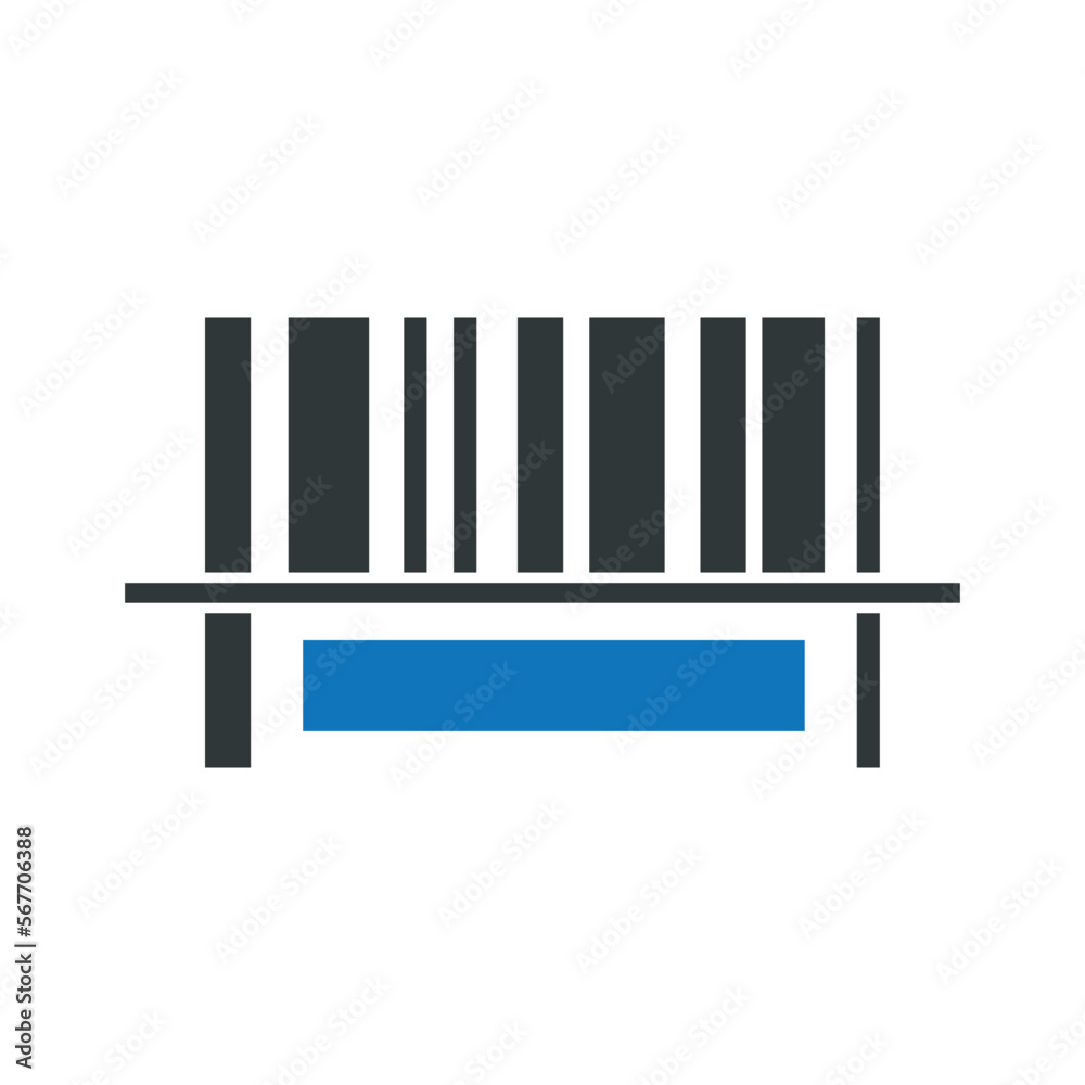 Barcode icon vector graphic illustration Barcode icon vector graphic illustration
