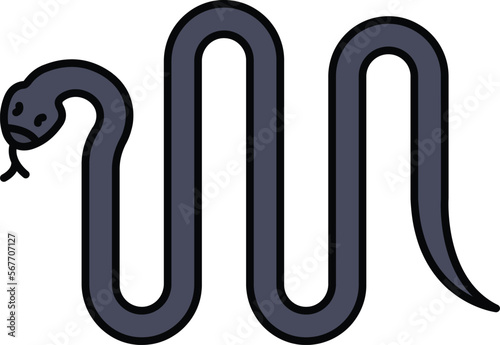 Snake Vector Icon
