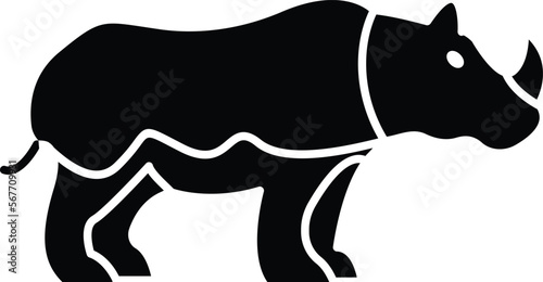 Rhino Vector Icon
