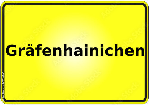 Stadteingangsschild Deutschland Stadt Gräfenhainichen