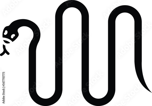 Snake Vector Icon
