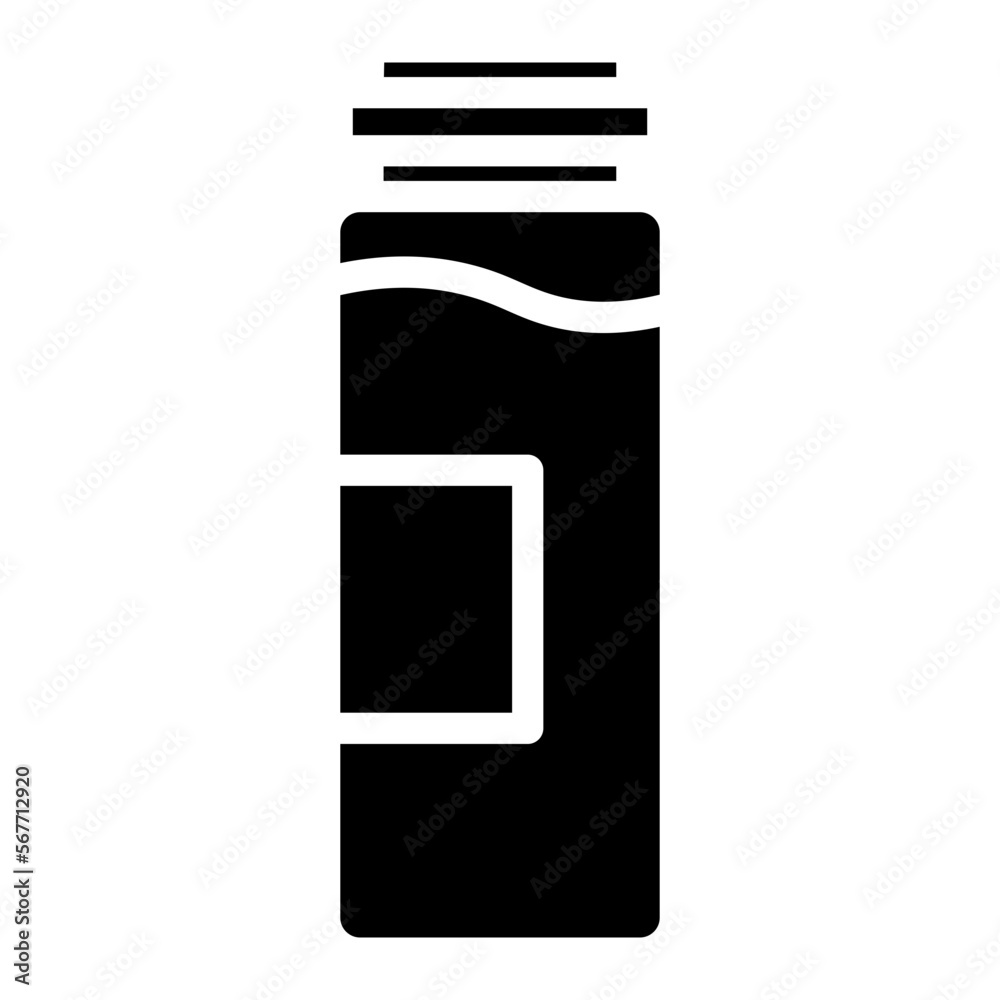 water bottle glyph water bottle glyph