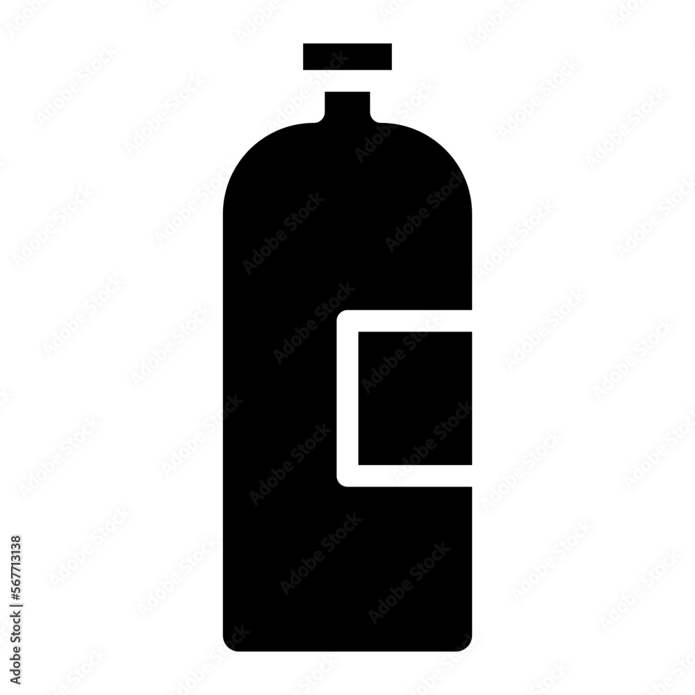 water bottle glyph water bottle glyph