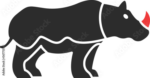 Rhino Vector Icon
