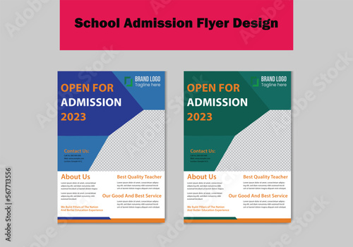 School Admission Flyer Design