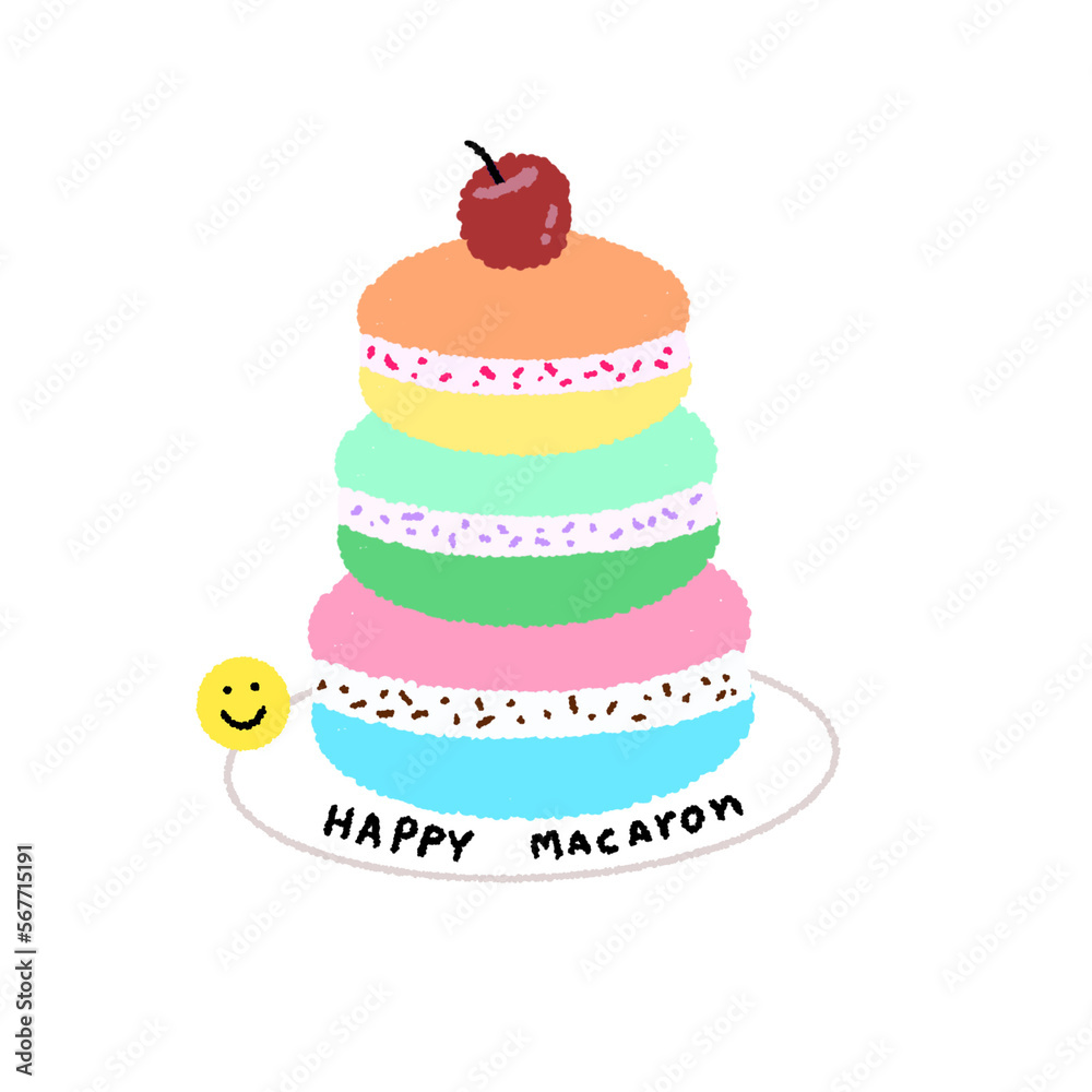 wedding cake illustration macaron wedding cake illustration macaron