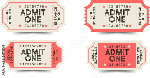 Admit One Entrance Ticket