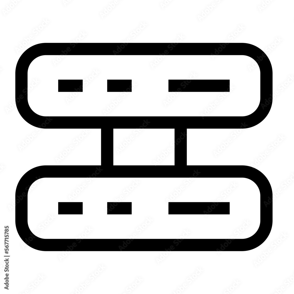 Server line icon Server line icon