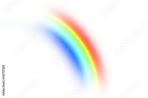 Rainbow overlay sunlight beam PNG format easy to use
