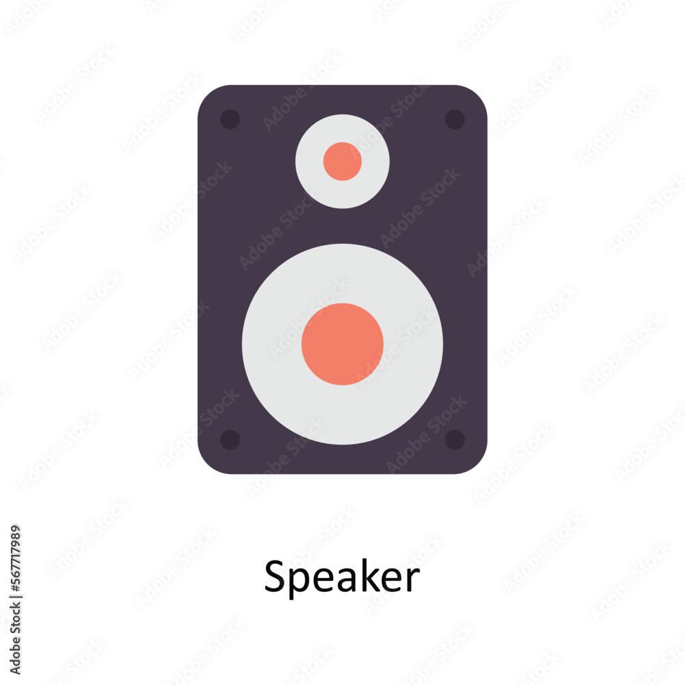 Speaker vector Flat Icons. Simple stock illustration stock illustration Speaker vector Flat Icons. Simple stock illustration stock illustration