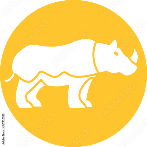 Rhino Vector Icon
