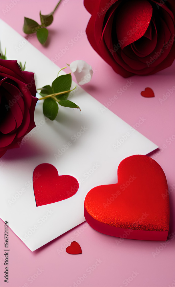 Valentine's Day theme hearts & love couple present ULTRA HD
