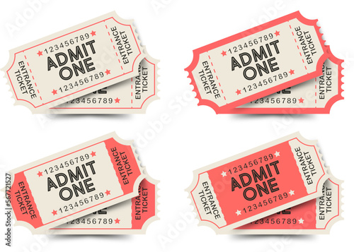 Admit One Entrance Ticket