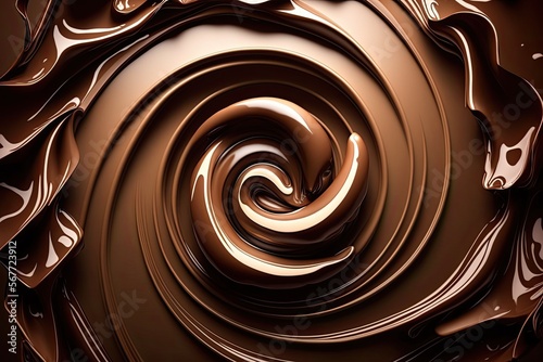 Melted Chocolate Background...