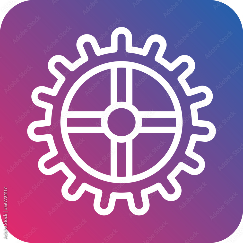 Cogwheel Icon Style Cogwheel Icon Style