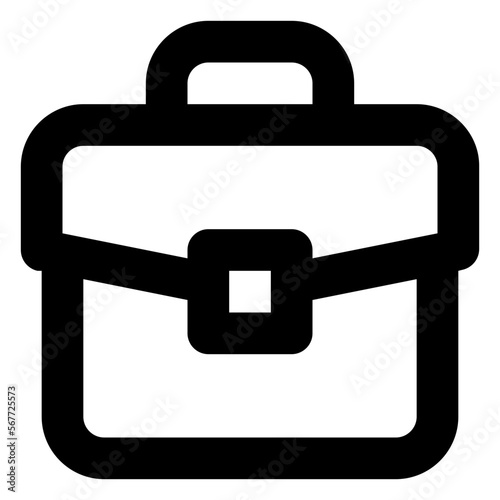 Briefcase line icon