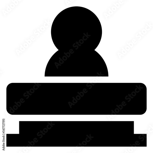 jury glyph icon