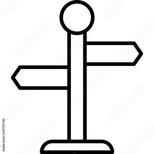 Direction Sign Icon