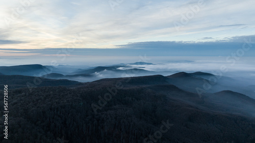 mountains in the fog © kadarj1980