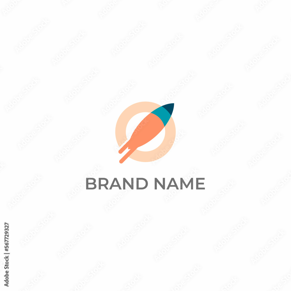 ILLUSTRATION SIMPLE ROCKET MODERN LOGO ICON DESIGN VECTOR ILLUSTRATION SIMPLE ROCKET MODERN LOGO ICON DESIGN VECTOR