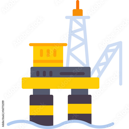 Drilling Rig Icon