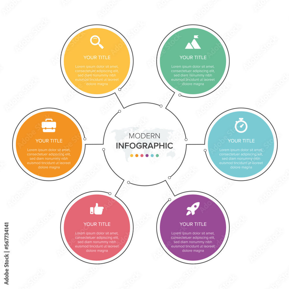 Creative concept for infographic element vector 6 options, steps, list, process. Abstract elements of graph, diagram with steps, options, parts or processes, timeline infographics, workflow or chart. Creative concept for infographic element vector 6 options, steps, list, process. Abstract elements of graph, diagram with steps, options, parts or processes, timeline infographics, workflow or chart.